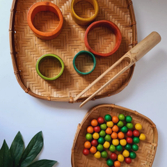 QToys - Square Bamboo Trays