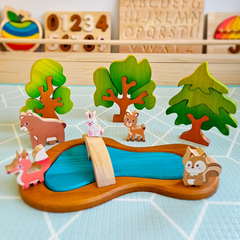QToys - Woodland Animal Play Set