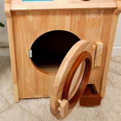 QToys - Wooden Washing Machine