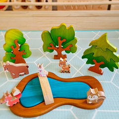 QToys - Woodland Animal Play Set