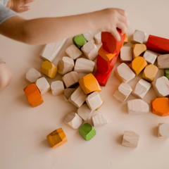 QToys - Jumbo Coloured Stacking Gems