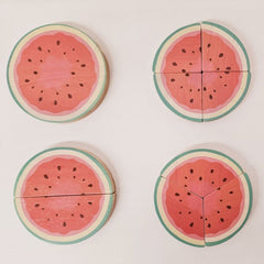 QToys - Watermelon Fraction Set