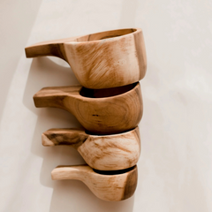 QToys - Wooden Measuring cups set of 4