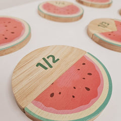 QToys - Watermelon Fraction Set