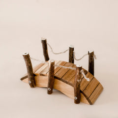 QToys - Natural Wooden Bridge