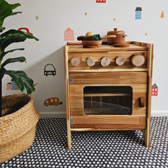 QToys - Natural Wooden Stove