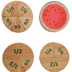QToys - Watermelon Fraction Set