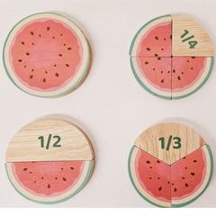 QToys - Watermelon Fraction Set