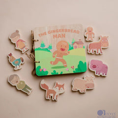 QToys - Gingerbread Man Book &amp; Play Set