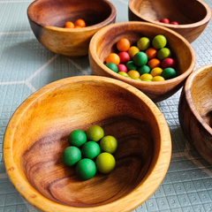 QToys - Wooden bowls set of 5