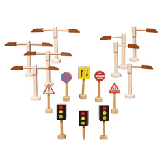 QToys - Road sign and street light set
