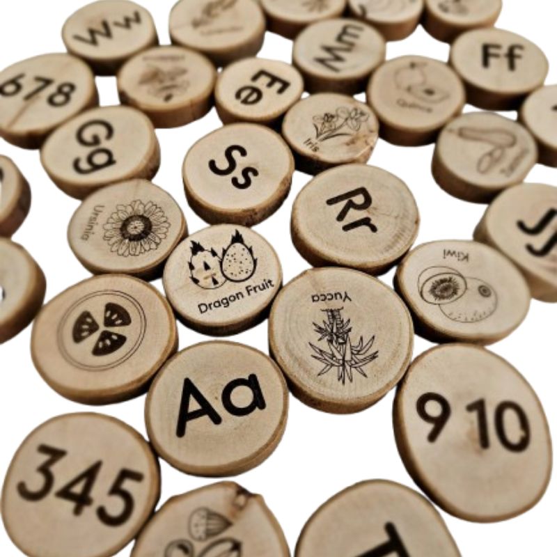 QToys - Natural Flora Alphabet Set