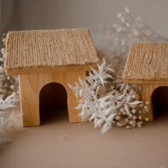 QToys - Wooden Cottage Houses
