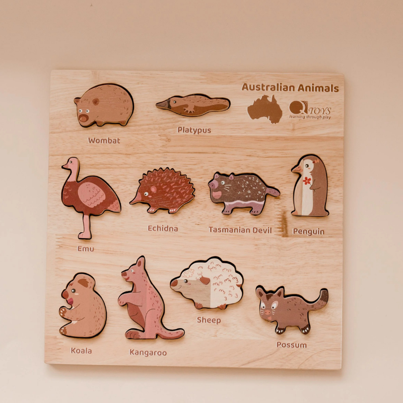 QToys - Natural Australian Animal Puzzle