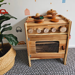 QToys - Natural Wooden Stove