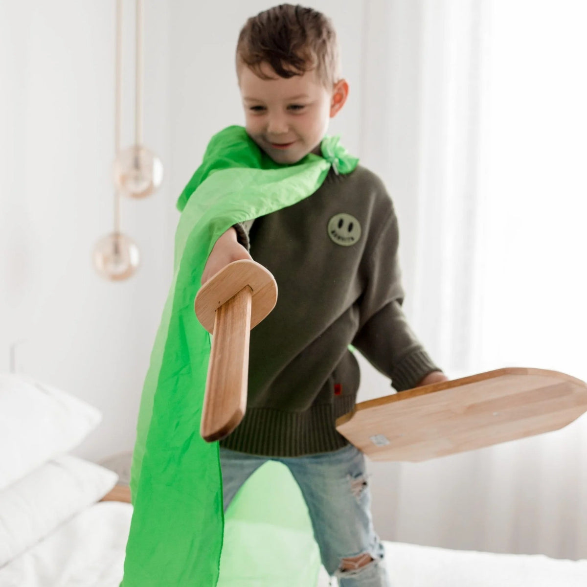 QToys - Wooden Sword and Shield