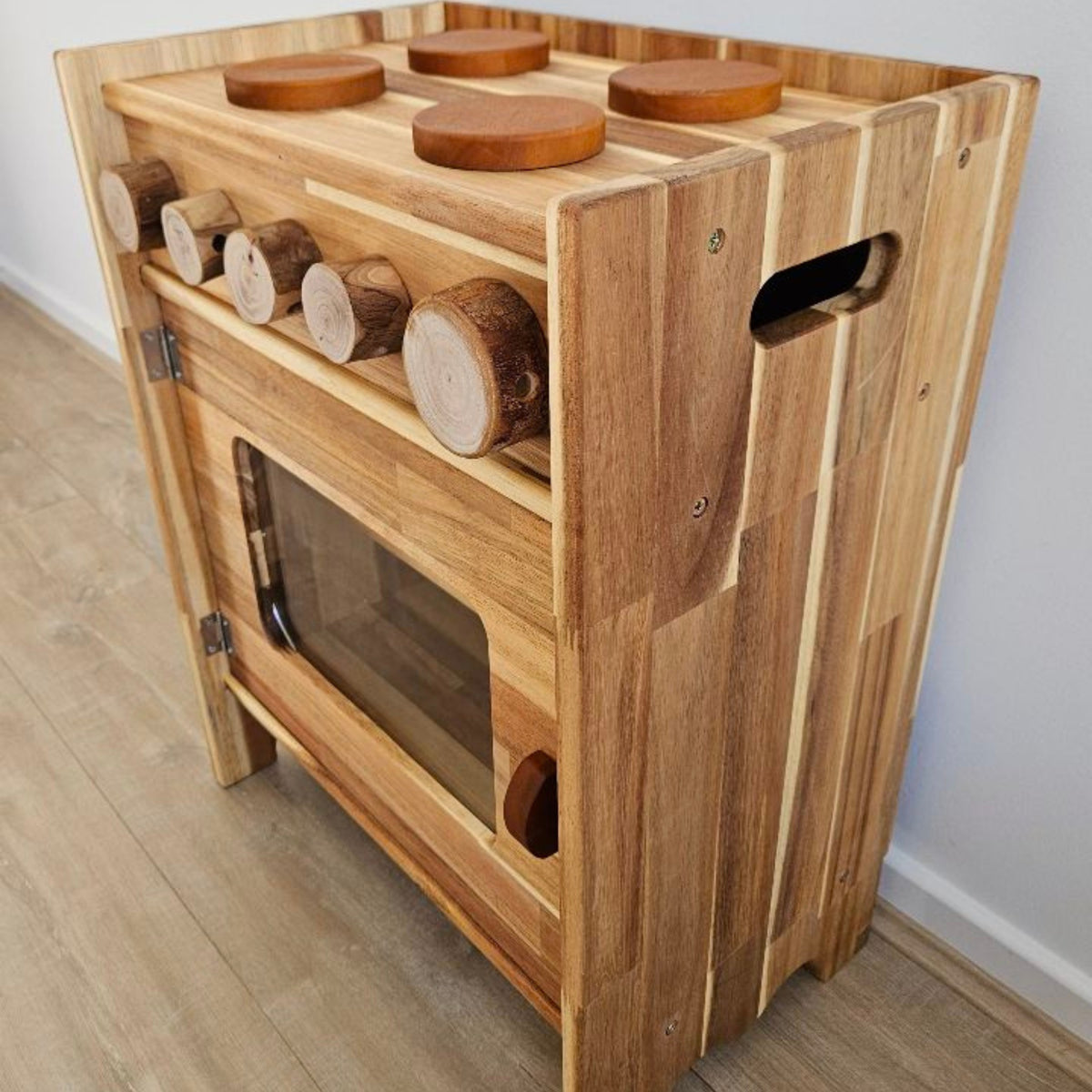 QToys - Natural Wooden Stove