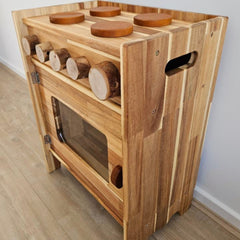 QToys - Natural Wooden Stove