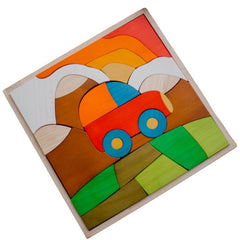 QToys - Car Puzzle Play Set