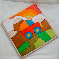 QToys - Car Puzzle Play Set