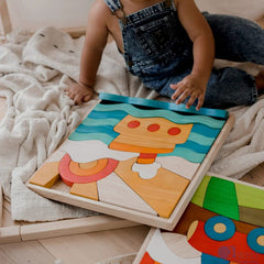 QToys - Ship Puzzle Play Set