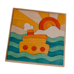 QToys - Ship Puzzle Play Set