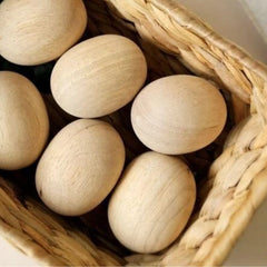 QToys - Natural eggs with tray