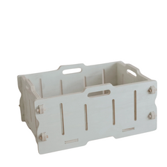 QToys - Stackable Wooden Crate Storage Box
