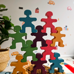 QToys - Pastel Shades Balancing People