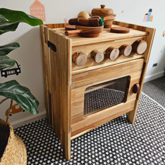QToys - Natural Wooden Stove