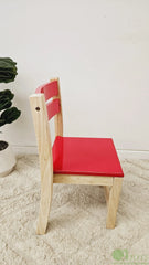 QToys - Red Seat stacking chairs Set of 2