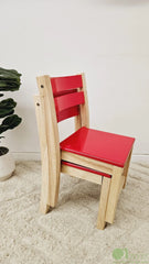 QToys - Red Seat stacking chairs Set of 2