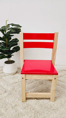 QToys - Red Seat stacking chairs Set of 2