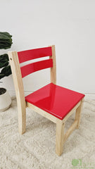 QToys - Red Seat stacking chairs Set of 2